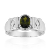 Zilveren ring met een Braziliaanse Groene Toermalijn (Pallanova)