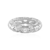 Zilveren ring met danburietkristallen (de Melo)