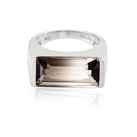 Zilveren ring met een meerkleurige-kwarts
