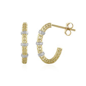 Gouden oorbellen met I4 (J) Diamanten (Ornaments by de Melo)
