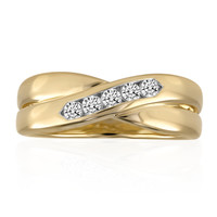 Gouden ring met IF Diamanten (D)