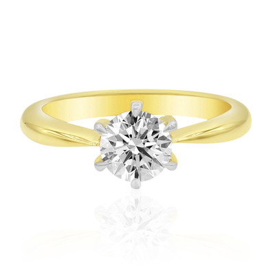 Gouden ring met een VVS1 (L) Diamant (Annette)