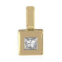 Gouden hanger met een IF Diamant (D)