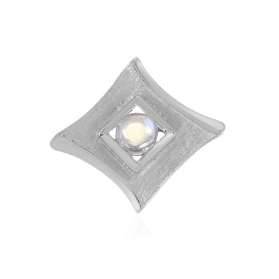 Zilveren hanger met een AAA regenboog-maansteen (MONOSONO COLLECTION)