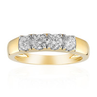 Gouden ring met Diamanten SI1 (G)