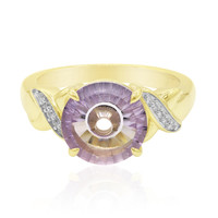 Gouden ring met een lavendel amethist (Glenn Lehrer)