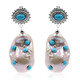 Zilveren oorbellen met zoetwater kweekparels (Dallas Prince Designs)