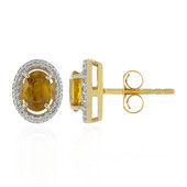 Gouden oorbellen met sfeenkristallen (La Revelle)