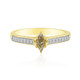 Gouden ring met een SI1 Argyle Champagne Diamant (Mark Tremonti)