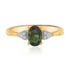 Gouden ring met een Groene Queensland Saffier (Mark Tremonti)