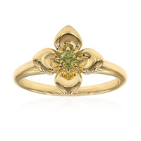 Gouden ring met een gele VS1 diamant