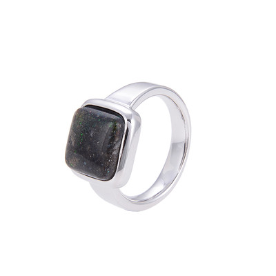 Zilveren ring met een Honduras Opaal