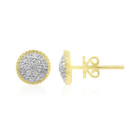 Gouden oorbellen met Diamanten SI2 (G)