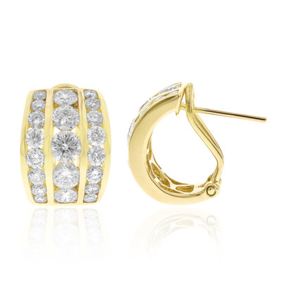 Gouden oorbellen met I1 Diamanten (CIRARI)