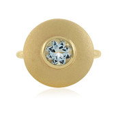 Zilveren ring met een hemel-blauwe topaas (MONOSONO COLLECTION)