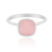 Zilveren ring met een Roze Jade
