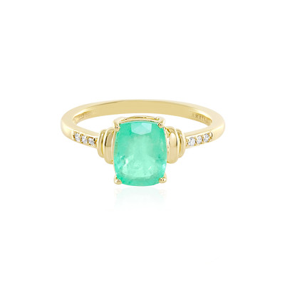 Gouden ring met een Russische smaragd (AMAYANI)