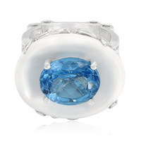 Zilveren ring met een Pristine Magnesiet (Dallas Prince Designs)