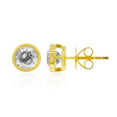 Gouden oorbellen met danburietkristallen (Tenner Diniz)