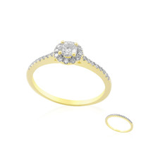 Gouden ring met een SI2 (H) Diamant