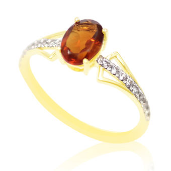 Gouden Amber Ring Statement Ring Sieraden Ringen Enkele ringen Gebrande Oranje Edelsteen CORAL Baltic Amber Ring Unieke Gouden Ring Gouden Edelsteen Ring Natuurlijke Amber Ring 