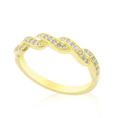 Gouden ring met SI2 (H) Diamanten