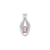 Zilveren hanger met een roze toermalijn (SAELOCANA)