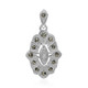 Zilveren hanger met een I2 (J) Diamant (Annette classic)
