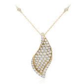 Gouden halsketting met I1 (H) Diamanten (CIRARI)