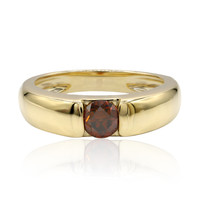 Gouden ring met een VS1 Cognac diamant