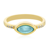 Zilveren ring met een Blauwe Ethiopische Opaal