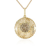 Gouden halsketting met I1 Bruine Diamanten (Ornaments by de Melo)