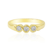 Gouden ring met VVS1 (F) Diamanten (adamantes [!])