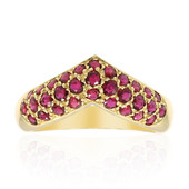 Gouden ring met Birmese Robijnen (Estée Collection)