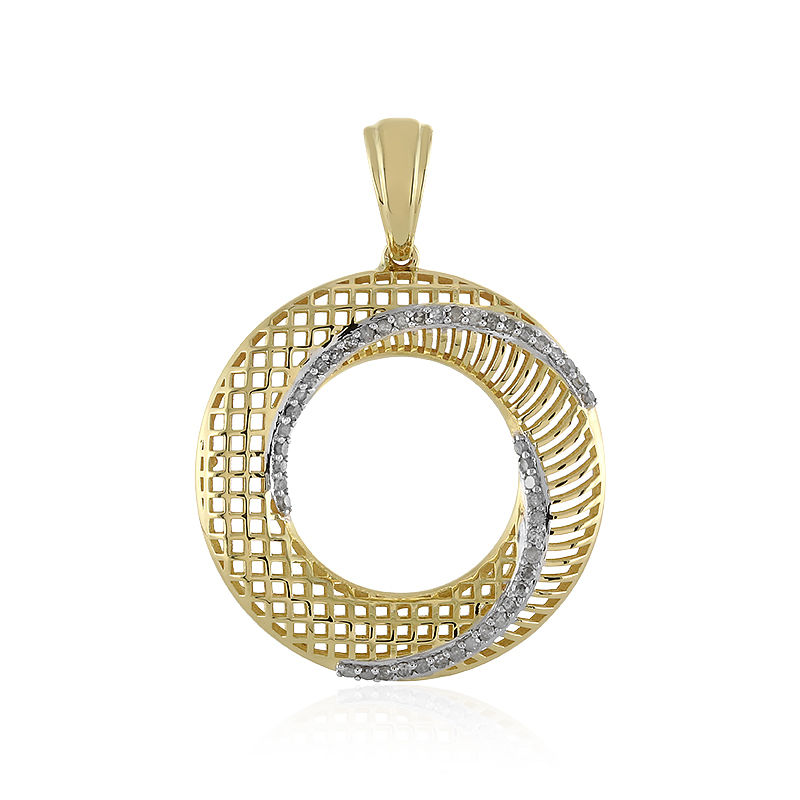 Gouden hanger met I4 (J) Diamanten (Ornaments by Melo)-9762CL | Juwelo sieraden