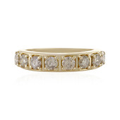 Gouden ring met I1 Bruine Diamanten