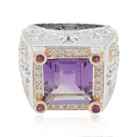Zilveren ring met een lavendel amethist (Dallas Prince Designs)