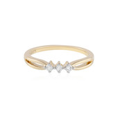 Gouden ring met SI1 (H) Diamanten