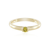 Gouden ring met een I1 Gele DIamant