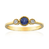 Gouden ring met een Blauwe Ceylon saffier (CIRARI)