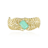 Gouden ring met een Zambia-smaragd (Ornaments by de Melo)