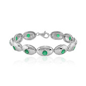 Zilveren armband met Zambia-smaragdstenen (Molloy)