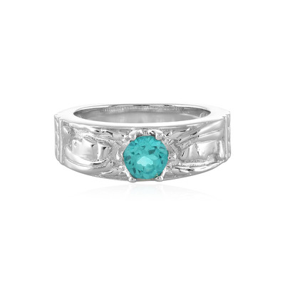 Zilveren ring met een Blauwe apatiet