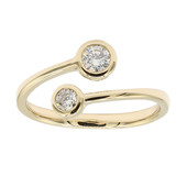 Gouden ring met een I1 (H) Diamant (CIRARI)