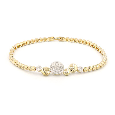 Gouden armband met Diamanten SI1 (G) (Annette)