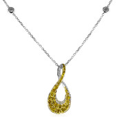 Gouden halsketting met SI2 Oranje Diamanten (CIRARI)