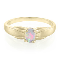Gouden ring met een Lightning Ridge Zwarte Opaal