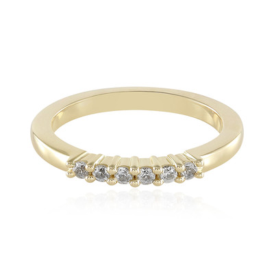 Gouden ring met witte saffieren (Adela Gold)