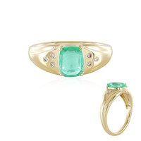Gouden ring met een Russische smaragd (AMAYANI)