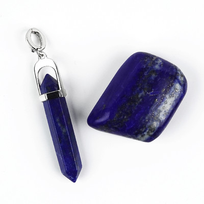 Zilveren accessoire met een lapis lazuli